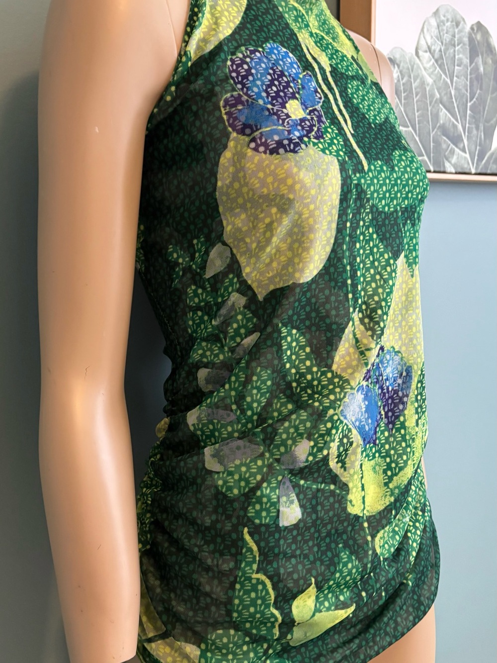 ANTHROPOLOGIE REVERSIBLE MESH HALTER TANK